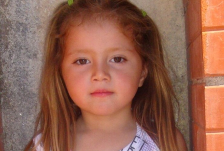 Valeria Vanesa Vergara tiene 3 años y vive en la ciudad de Barrancas.