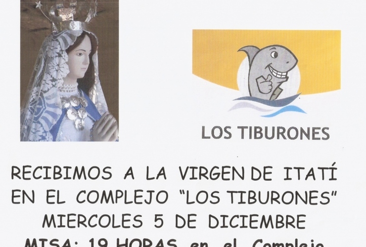 Imagen de La virgen Itatí en el Complejo "Los Tiburones"