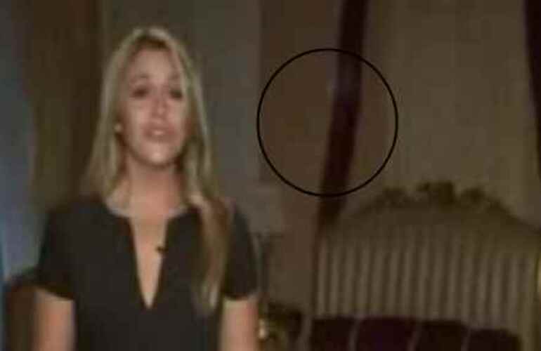 Imagen de Un fantasma se "coló" en un informe televisivo