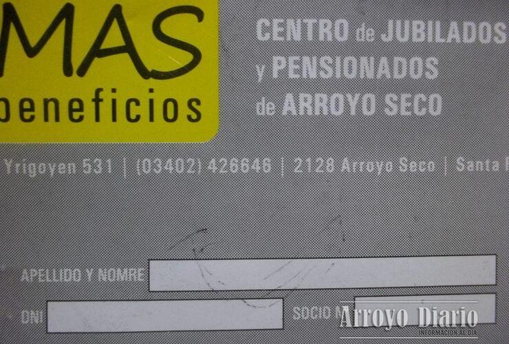 Imagen de El Centro de Jubilados lanza la "Tarjeta Más Beneficios"