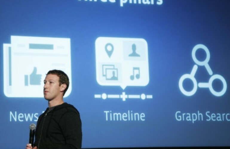 Presentaci&oacute;n. Mark Zuckerberg, ayer en la compa&ntilde;&iacute;a de Menlo Park.