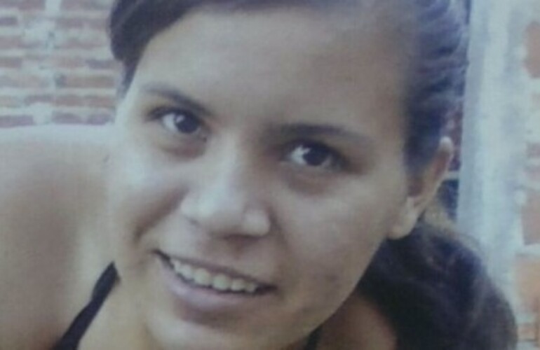 Rocío Daniela Borja, tiene 14 años y falta de su hogar en la localidad de Helvecia.