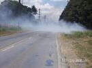 Imagen de Incendio de pastizales sobre Ruta Provincial Nº21