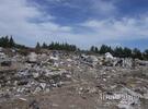 El basural esta en el acceso norte a la vera de ruta 21