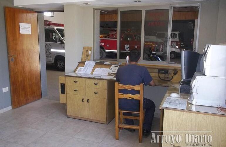 Oficina de Guardia del cuartel de Bomberos Voluntarios