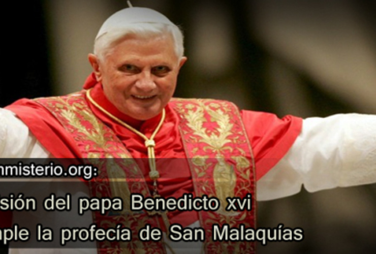 Imagen de Benedicto XVI: Se cumple la profecía de San Malaquías