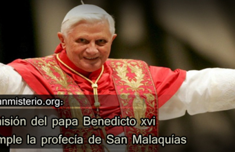 Imagen de Benedicto XVI: Se cumple la profecía de San Malaquías