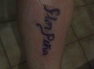 Imagen de Una fanática de Flor Peña se tatuó su nombre y el rostro