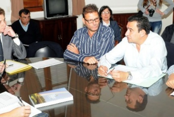 Horacio Ghirardi recibirá a representantes de Festram en la Casa Gris. (archivo Gobernación)