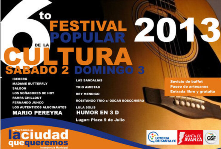 Imagen de 6º Edición del Festival Popular de la Cultura 2013