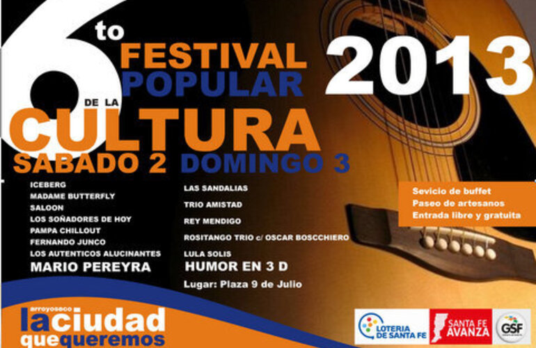 Imagen de 6º Edición del Festival Popular de la Cultura 2013