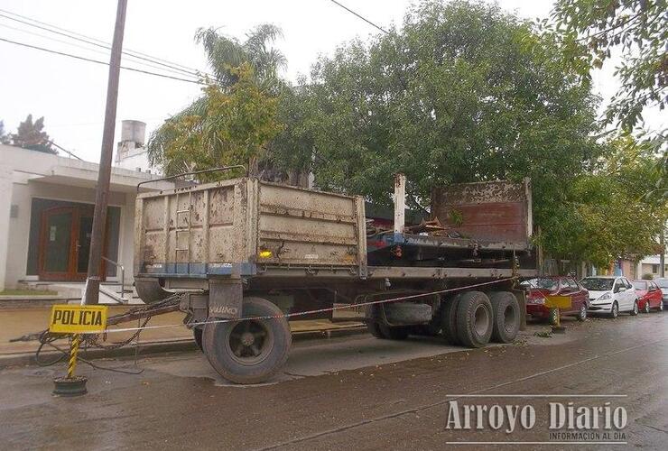 El vehículo secuestrado permanece a resguardo en la Comisaría 27