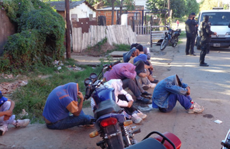La polic&iacute;a federal estuvo al frente del operativo. (Rub&eacute;n Lescano)