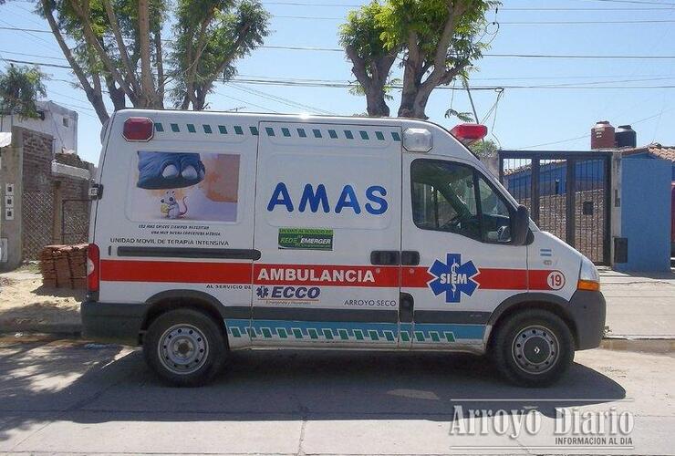 Imagen de Atenciones de AMAS en accidentes de tránsito