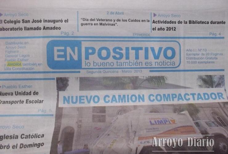 Imagen de El periódico En Positivo es propiedad familiar de Gres