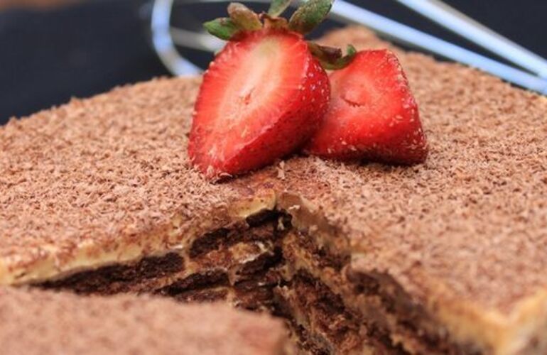 Imagen de Justo para hoy! Receta retro de chocotorta