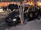 Imagen de San Nicolás: Chocaron dos autos y uno se incrustó en un local que se incendió. El saldo ocho heridos