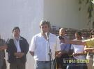 Rubén Gianini, Secretario de Obras Públicas también brindó unas palabras alusivas