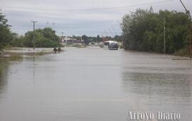 Inundación 19 de diciembre de 2012. Foto: Archivo AD