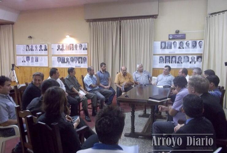 Imagen de Defensa Civil: reunión en el Concejo Deliberante