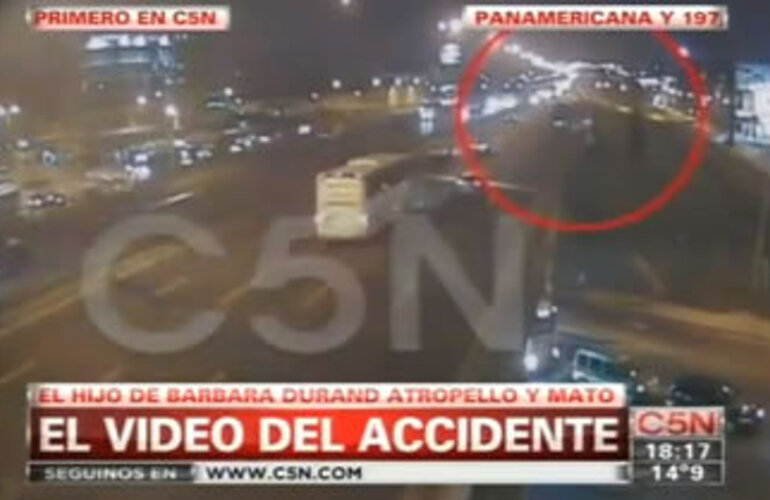 Imagen de Así fue el accidente que protagonizó el hijo de Bárbara Durand