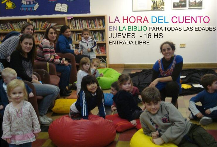 Imagen de La Hora del Cuento en la Biblio