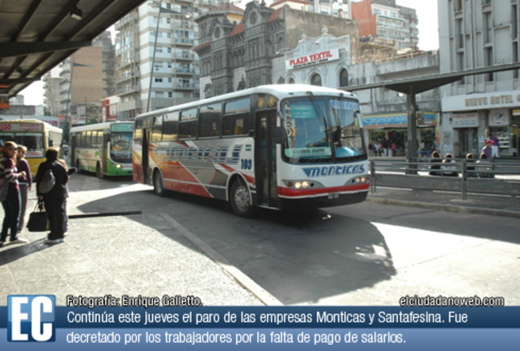 Imagen de Continúa el paro de trabajadores de Monticas y Santafesina