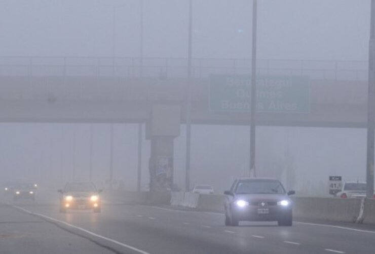 Imagen de Alerta vial por "importantes bancos de niebla y neblinas"