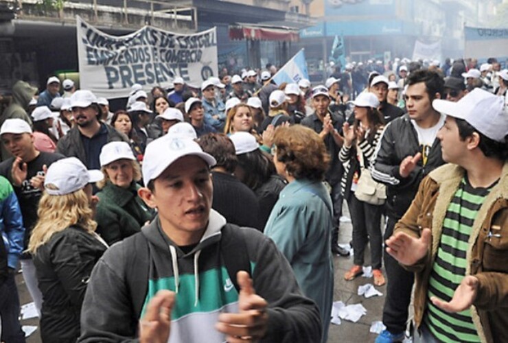 No es la primera vez que los trabajadores protagonizan un movida por el cierre de los negocios. (Foto: S. Salinas)