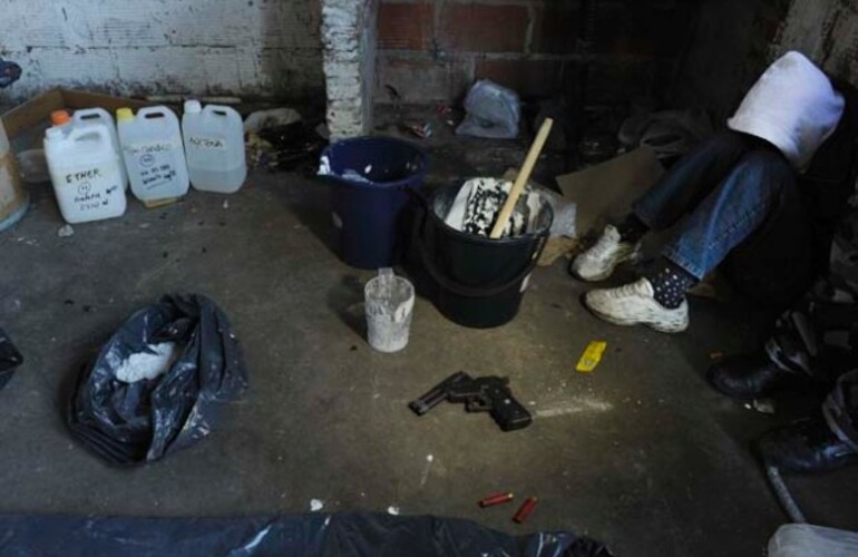 Imagen de Desbaratan una cocina de droga en Empalme Graneros y detienen a un joven