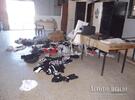 Los ladrones, además de robar, ocasionaron destrozos