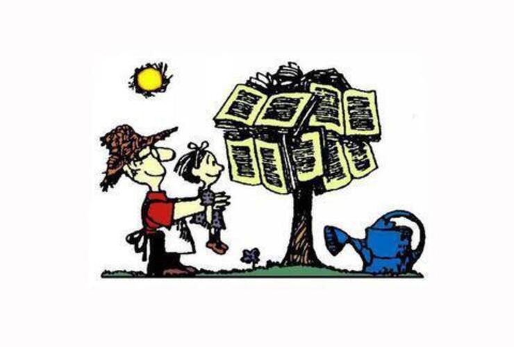 Imagen de Mensaje por el D&iacute;a de Periodista, Biblioteca Popular