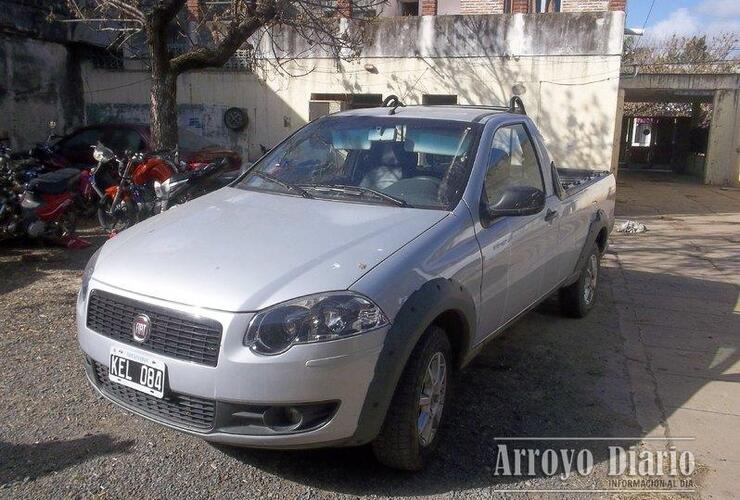 La camioneta Fiat Strada fue hallada por personal del Comando Regional de VGG