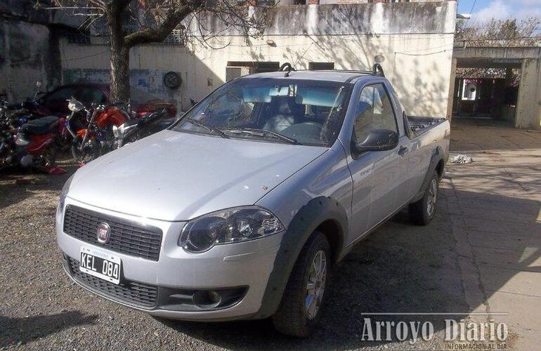 La camioneta Fiat Strada fue hallada por personal del Comando Regional de VGG