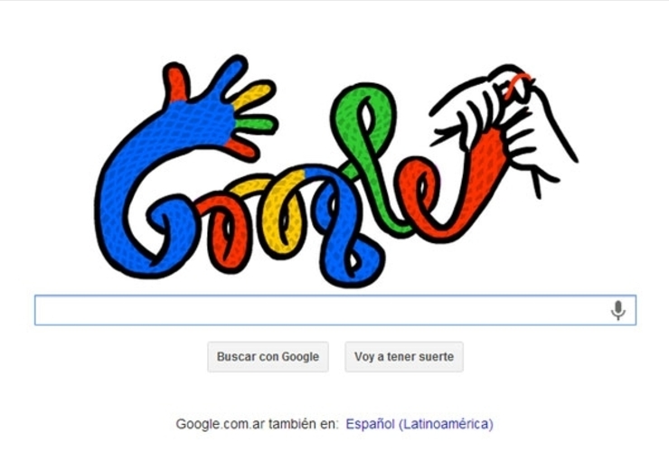 Imagen de Google invita a "tejer bufandas y guantes" por la llegada de la nueva estación