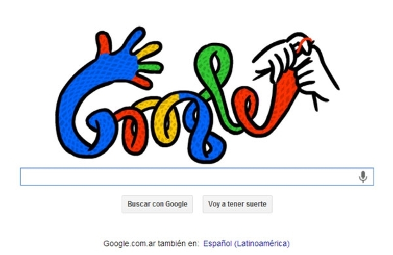 Imagen de Google invita a "tejer bufandas y guantes" por la llegada de la nueva estaci&oacute;n