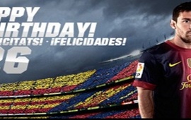 Imagen de En el día de su cumpleaños, el Barca le rinde homenaje a su ídolo