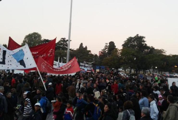 Imagen de Rosario: movilización en repudio al narcotráfico Imagen de Rosario: movilización en repudio al narcotráfico