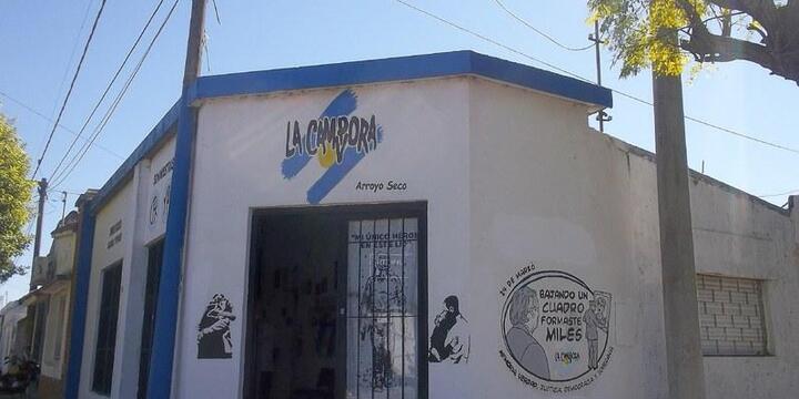 "La Cámpora" Arroyo Seco está en Rivadavia y San Nicolás. Foto: Archivo AD