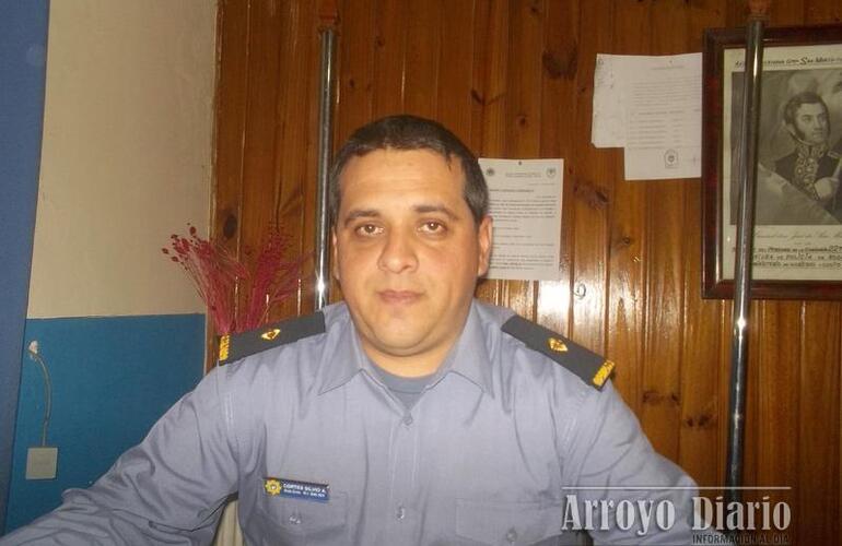 Silvio Cort&eacute;s, Sub Comisario Seccional 27ma Arroyo Seco