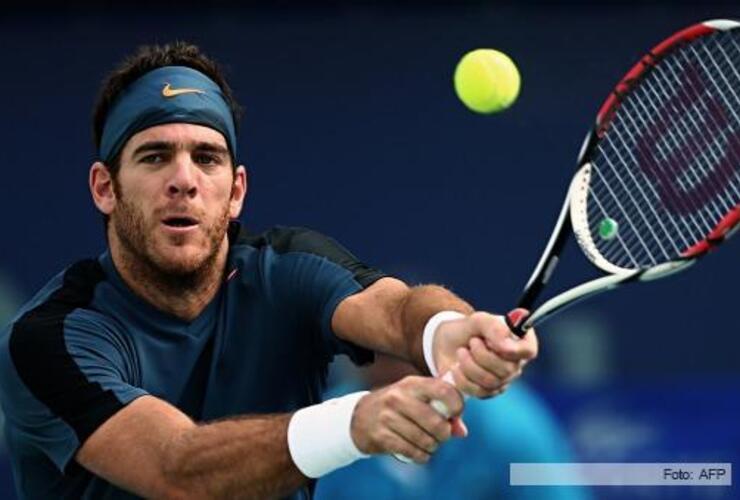 Imagen de Tenis: Del Potro va por la final del ATP de Washington ante el alemán Haas