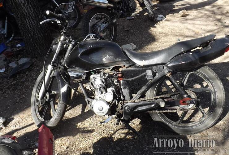 La motocicleta quedó secuestrada La motocicleta quedó secuestrada