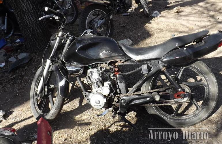 La motocicleta qued&oacute; secuestrada