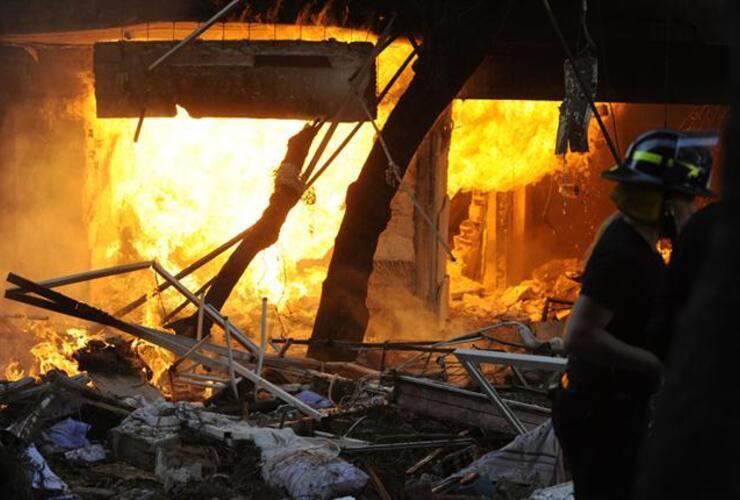 Imagen de Rosario: Ocho muertos por la explosión