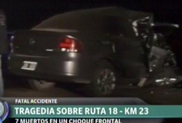 Imagen de Fatal accidente dej&oacute; siete muertos en Villa Amelia