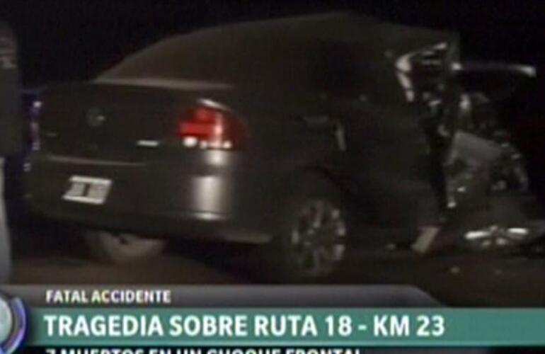 Imagen de Fatal accidente dej&oacute; siete muertos en Villa Amelia
