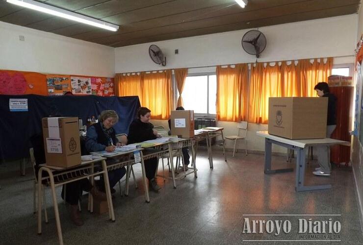 Votación en la Escuela Nº6036 de Arroyo Seco