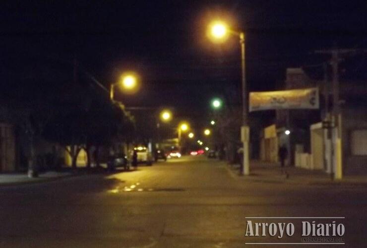 El hecho sucedió anoche en la zona de Sarmiento y Belgrano