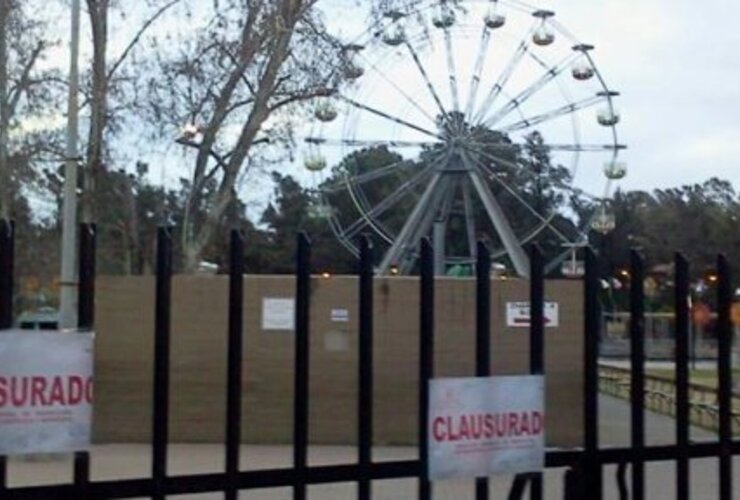 Por ahora el parque sigue clausurado