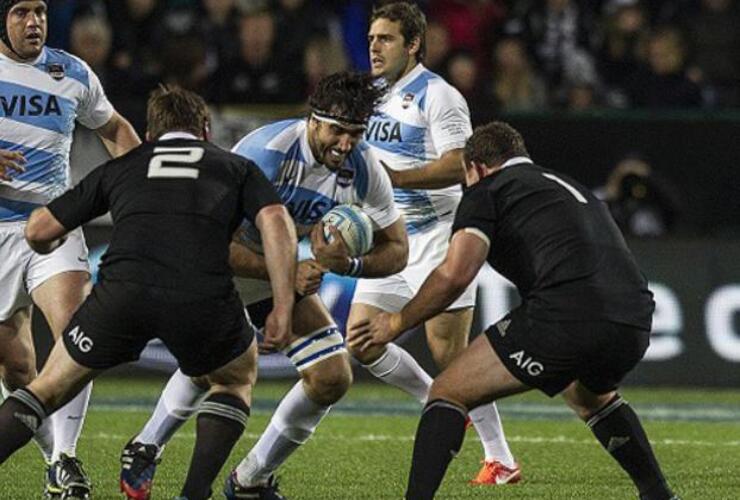 Los Pumas sostuvieron el ritmo de los All Blacks un solo tiempo.